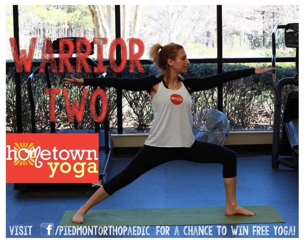 Warrior Two - Yoga at Piedmont Orthopaedic Complex